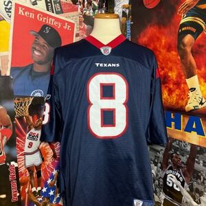 Vintage Houston Texans Matt Schaub #8‎ Reebok NFL Football Jersey Mens Sz  XL